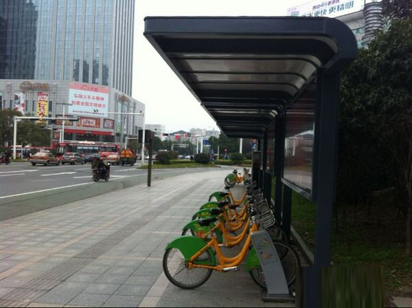 公共自行车亭